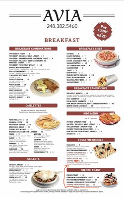 Menu photo 2 Avia Family Dining Holly, MI Menu photo 2 Avia Family Dining Holly, MI