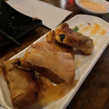 Raku Izakaya - Korean style spring roll (ate two pieces before I took this photo) - Tapas/Small Plates Near Me - Fort Lee, New Jersey Raku Izakaya - Korean style spring roll (ate two pieces before I took this photo) - Tapas/Small Plates Near Me - Fort Lee, New Jersey
