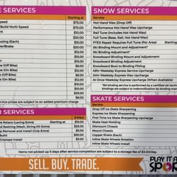 Services pricing as of June 2026