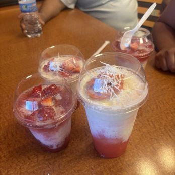 Picossitos - Raspado de Guava and Coconut, raspado de Strawberry and Coco, and a strawberry raspado. We all added lechera! - Shaved Ice Near Me - Avondale, Arizona Picossitos - Raspado de Guava and Coconut, raspado de Strawberry and Coco, and a strawberry raspado. We all added lechera! - Shaved Ice Near Me - Avondale, Arizona