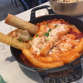 Mama's Kitchen - Cheese tteokbokki  so soft and chewy. Must try! - Korean Near Me - Bellevue, Washington