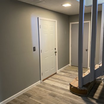Lawrence & Son - After lower level door to outside and walls - General Contractors Near Me - Kokomo, Indiana