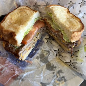 Carl's Jr - Double Sourdough Star - Fast Food Near Me - Los Angeles, California