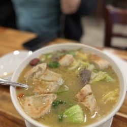 Yue Bai Wei - Lamb in Hot Broth with Boiling Pepper Oil