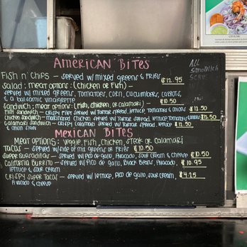 El Calamar - a menu on a food truck - Food Trucks Near Me El Calamar - a menu on a food truck - Food Trucks Near Me