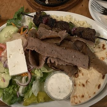 Olympic Cafe - Gyro & Beef Kabob Plate - Mediterranean Near Me - San Diego, California Olympic Cafe - Gyro & Beef Kabob Plate - Mediterranean Near Me - San Diego, California