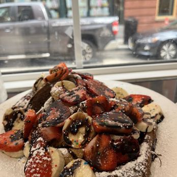 Theo's Cozy Corner - Chocolate French Toast - Breakfast & Brunch Near Me - Boston, Massachusetts