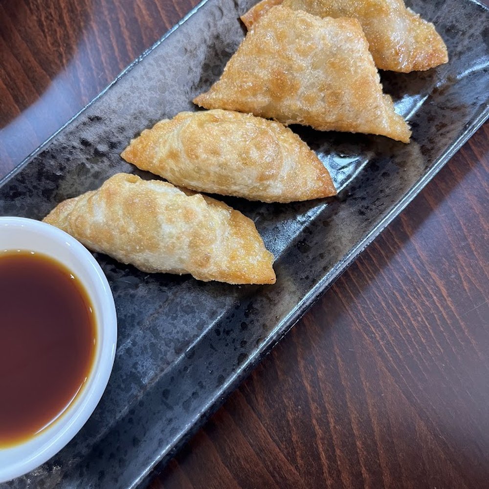 Menya Ramen House - Fried Kimichi Gyoza (contains beef) - Ramen Near Me - Ridgewood, New Jersey Menya Ramen House - Fried Kimichi Gyoza (contains beef) - Ramen Near Me - Ridgewood, New Jersey
