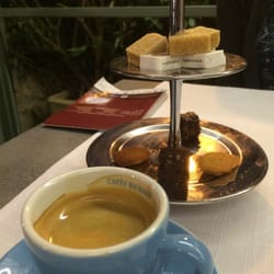 la treille muscat - Espresso and dessert at La Treille Muscate.