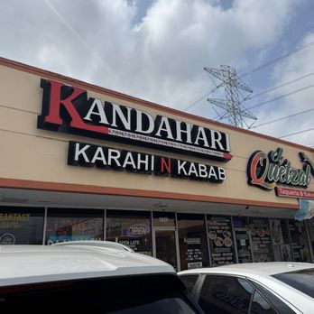 Kandahari Karahi N Kabab - Sign on the building - Afghan Near Me - Houston, Texas Kandahari Karahi N Kabab - Sign on the building - Afghan Near Me - Houston, Texas