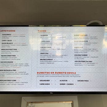 Las Aves Taco Market - 2 of 2 menu. - Tacos Near Me - Logan Township, New Jersey Las Aves Taco Market - 2 of 2 menu. - Tacos Near Me - Logan Township, New Jersey