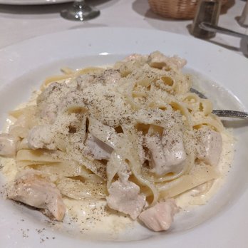 West Coast Cafe - Fettuccine Alfredo with chicken $18.50 - Italian Near Me - San Bruno, California