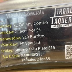 Daily Specials