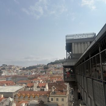Elevador de Santa Justa - View from the top of the lookout - Landmarks & Historical Buildings Near Me - Lisbon, 11