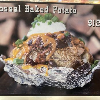 Big B's Texas BBQ - "Texas size" Colossal Baked Potato - Barbeque Near Me - Henderson, Nevada Big B's Texas BBQ - "Texas size" Colossal Baked Potato - Barbeque Near Me - Henderson, Nevada