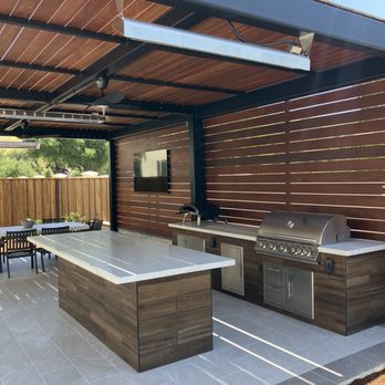 Outscape Concrete & Landscape - Custom Steel Pergola - Masonry/Concrete Near Me Outscape Concrete & Landscape - Custom Steel Pergola - Masonry/Concrete Near Me