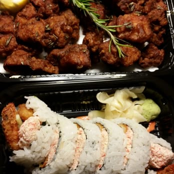 Amakara - Chicken karaage and golden shrimp roll - Sushi Bars Near Me - Dublin, California Amakara - Chicken karaage and golden shrimp roll - Sushi Bars Near Me - Dublin, California