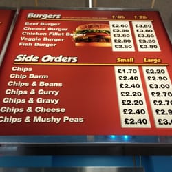 Mr Chippy - Menu