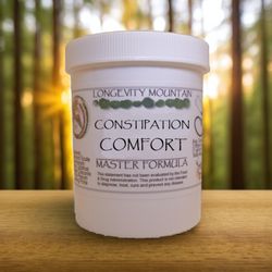 Longevity Mountain Herbs - Constipation Comfort works for extreme cases of blockage. While a safe herbal formula due to its ingredients, its restores the colon rapidly