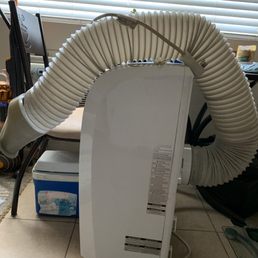 Portable AC unit, kept us cool at least 6yrs. Still running. Portable AC unit, kept us cool at least 6yrs. Still running.