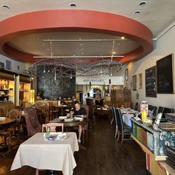 Inside restaurant