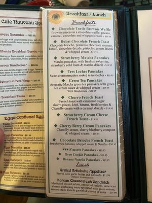Menu photo 1 Cafe Nouveau Ventura, CA Menu photo 1 Cafe Nouveau Ventura, CA