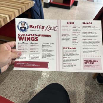 BuffaLouie's - Menu - Burgers Near Me - Carmel, Indiana