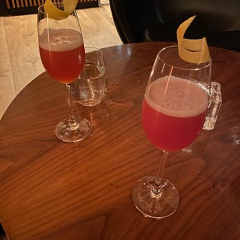 Aquavit - Apres Ski (sparkling wine, pine, rhubarb, fennel) - Scandinavian Near Me - New York, New York