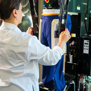 The Lab Cleaners - Pants pressing process - Dry Cleaning Near Me - Los Angeles, California The Lab Cleaners - Pants pressing process - Dry Cleaning Near Me - Los Angeles, California