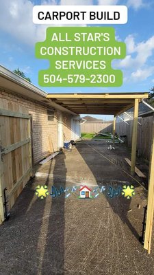 Exterior Construction Services - Decks, Carports, Patios, Decks, Roofing and more
No job is too big or too small Exterior Construction Services - Decks, Carports, Patios, Decks, Roofing and more
No job is too big or too small