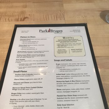 Park Bruges - Menu part 2 - Belgian Near Me - Pittsburgh, Pennsylvania Park Bruges - Menu part 2 - Belgian Near Me - Pittsburgh, Pennsylvania