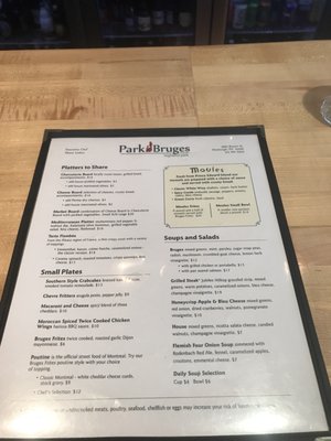 Menu photo 7 Park Bruges Pittsburgh, PA
