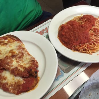Fresh Meadows Pizzeria & Restaurant - Chicken & Eggplant Parmigiana Combo w/ side of Spaghetti - Pizza Near Me - Fresh Meadows, New York Fresh Meadows Pizzeria & Restaurant - Chicken & Eggplant Parmigiana Combo w/ side of Spaghetti - Pizza Near Me - Fresh Meadows, New York