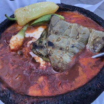 Los Agaves - Shrimp Molecajete: meh - Tacos Near Me - Santa Barbara, California