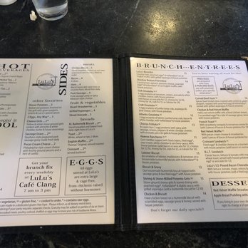 Lulu's - Menu - New American Near Me - Richmond, Virginia Lulu's - Menu - New American Near Me - Richmond, Virginia
