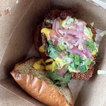 No Forks Given - Peruvian Fried Chicken Sandwich - Food Trucks Near Me - Jersey City, New Jersey