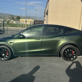 Magic Wrapz - From white to Iridescent Green! - Auto Customization Near Me - Northridge, California Magic Wrapz - From white to Iridescent Green! - Auto Customization Near Me - Northridge, California
