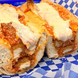 Riverside Subs - Chicken parm, pepperoni boat, buffalo chicken cheesesteak