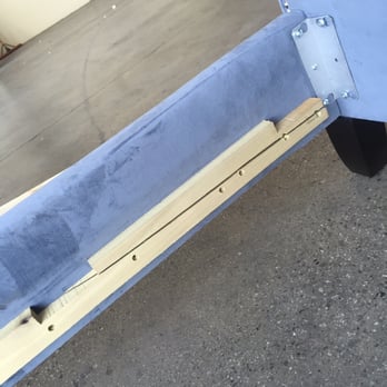 Living Spaces - huge crack in my bed that they didn't show me until after I purchased. lucky I saw it before they loaded it - Furniture Stores Near Me - La Mirada, California