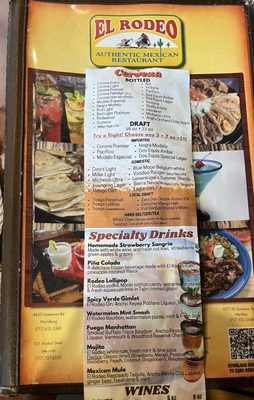 Menu photo 2 El Rodeo Hershey, PA