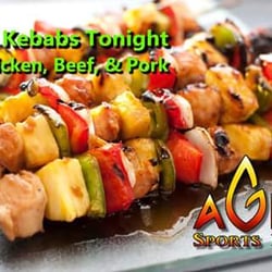 AGNI Sports Bar - Every Friday and they make the best freaking kabobs in the world and there always free but please tip the cook.