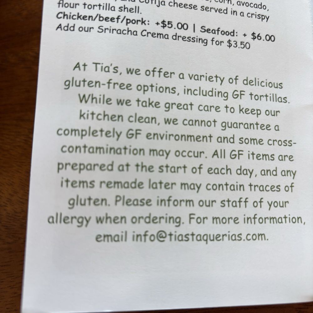 Gf statement on menu. Gf statement on menu.