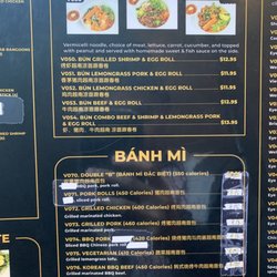 Pho Noodle Station - Menu