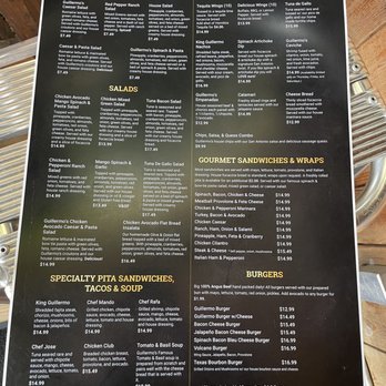 Guillermo's - Menu - Italian Near Me - San Antonio, Texas Guillermo's - Menu - Italian Near Me - San Antonio, Texas