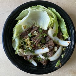 Kinzaap Kitchen - Beef Salad (no tomato)
