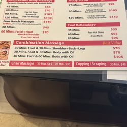 Yu Spa - Prices
