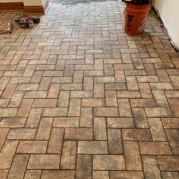 Skyline Remodeling - a brick floor being remodeled - General Contractors Near Me Skyline Remodeling - a brick floor being remodeled - General Contractors Near Me