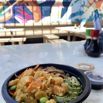 Raw Ingredients - Outdoor seating area - Sushi Bars Near Me - Tybee Island, Georgia