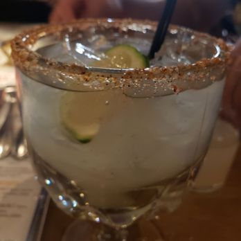 Lupe Tortilla Mexican Restaurant - Margarita rimmed with Tajin - Tex-Mex Near Me - Hedwig Village, Texas