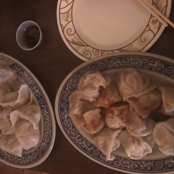 Dumpling House - Steamed dumplings: kimchi, pork and chives - Chinese Near Me - Davis, California